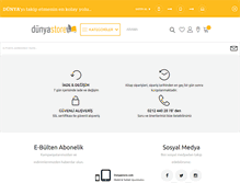 Tablet Screenshot of dunyastore.com